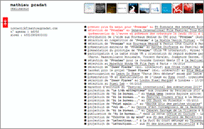 Site Mathieu Pradat