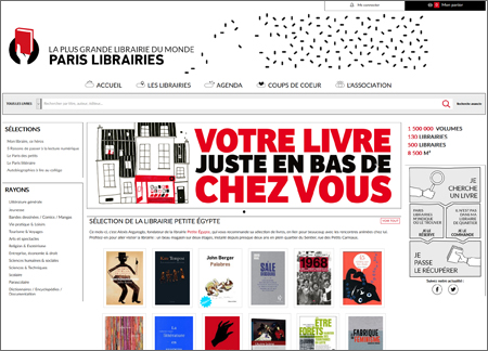 Site Paris Librairies